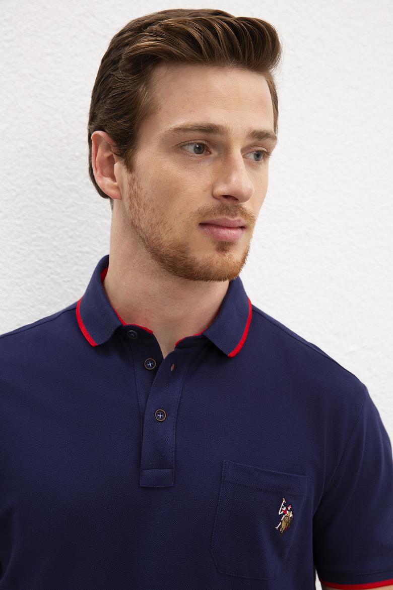 Erkek Lacivert Polo Yaka T-Shirt - 50224446011