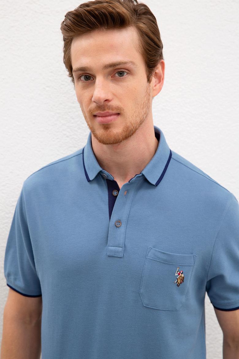 Erkek İndigo Tişört - 50224446021