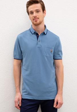 Erkek İndigo Tişört - 50224446021