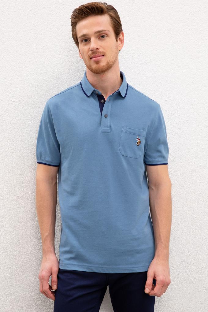 Erkek İndigo Tişört