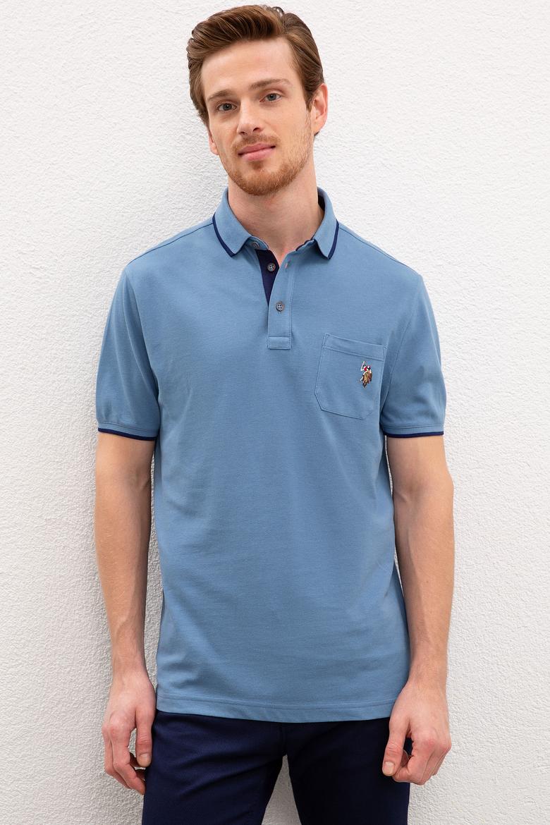 Erkek İndigo Tişört