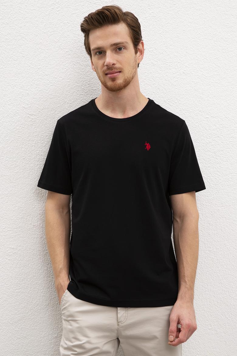 Erkek Siyah Basic Tişört