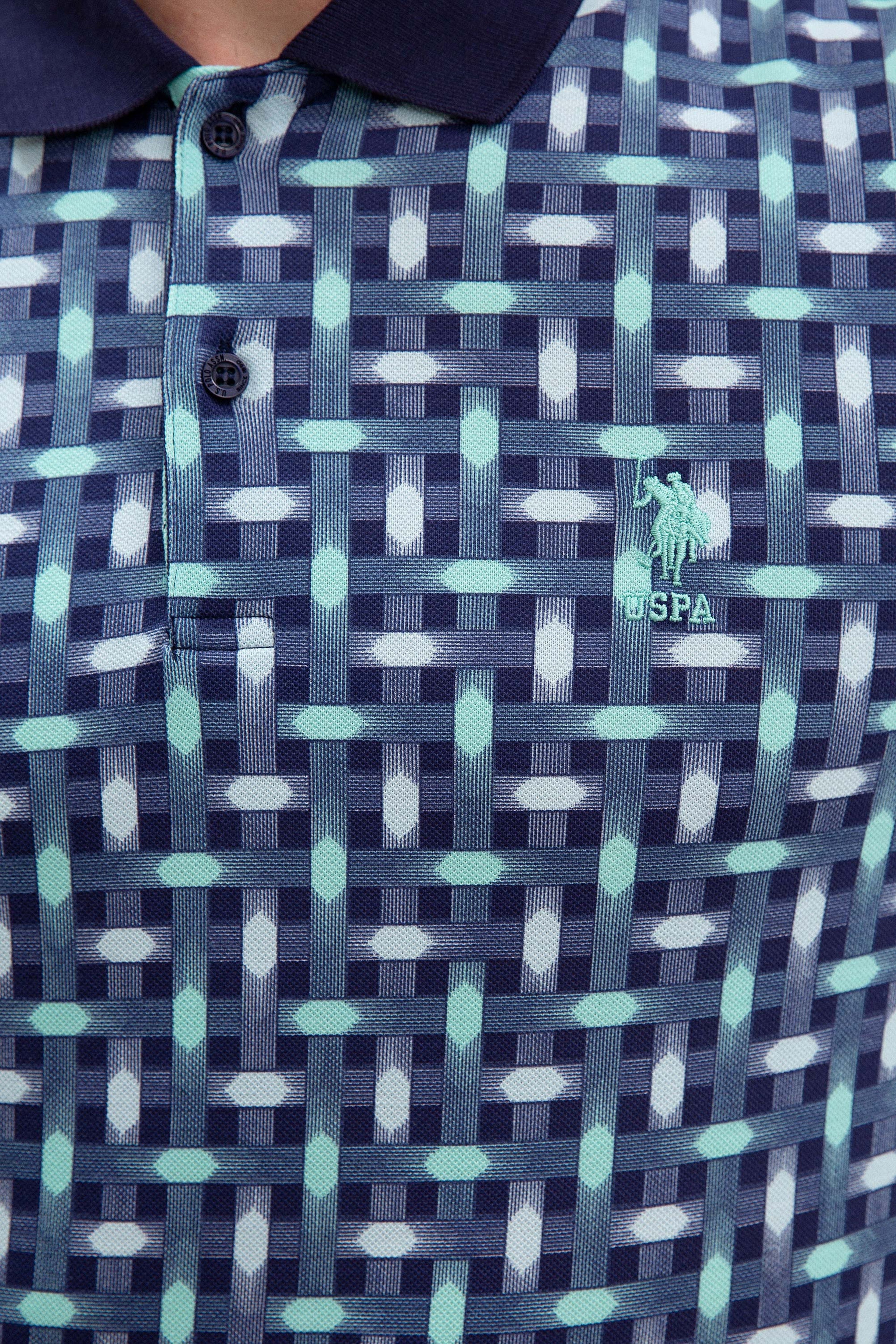 Erkek Lacivert Polo Yaka T-Shirt - Image 5