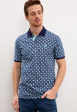 Erkek Lacivert Polo Yaka T-Shirt - 50217986021