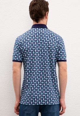 Erkek Lacivert Polo Yaka T-Shirt - 50217986021