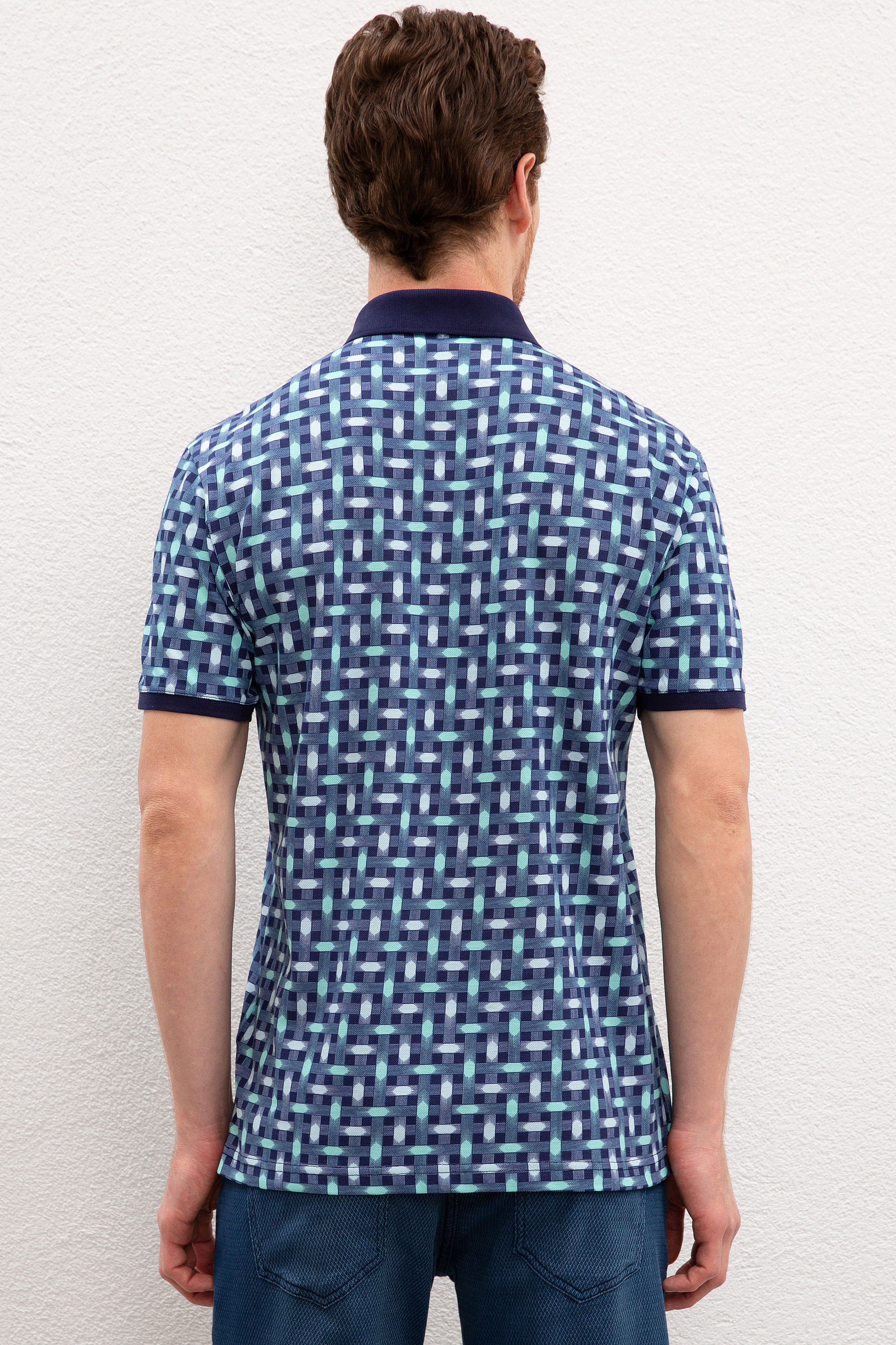 Erkek Lacivert Polo Yaka T-Shirt