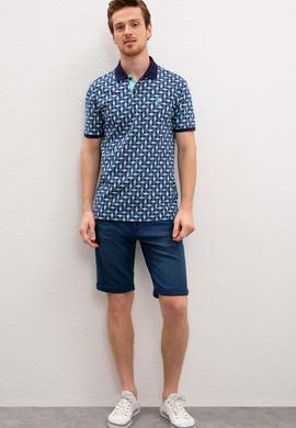 Erkek Lacivert Polo Yaka T-Shirt - 50217986021