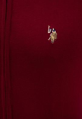 Erkek Bordo  Triko Hırka Basic - 50207712012