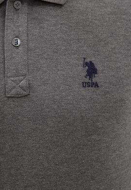 Erkek Antrasit Melanj Polo Yaka Sweatshirt Basic - 50209212032