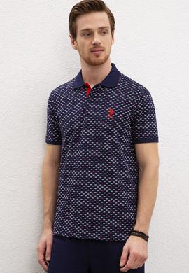 Erkek Lacivert Polo Yaka Tişört - 50218011011