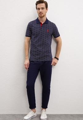 Erkek Lacivert Polo Yaka Tişört - 50218011011