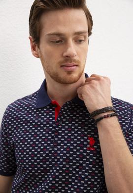 Erkek Lacivert Polo Yaka Tişört - 50218011011