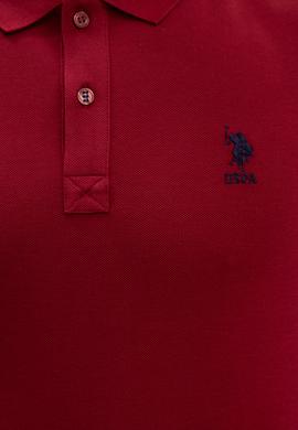 Erkek Bordo Polo Yaka T-Shirt Basic - 50218140080