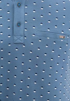 Erkek İndigo Polo Yaka Tişört - 50219170023