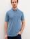 Erkek İndigo Polo Yaka Tişört