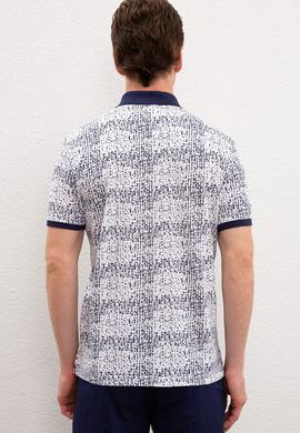 Erkek Beyaz Polo Yaka T-Shirt - 50219251016