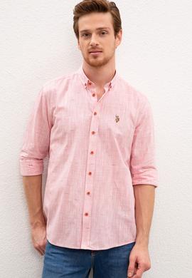 Erkek Kırmızı Gömlek Uzunkol - 50199737010