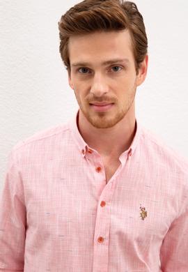 Erkek Kırmızı Gömlek Uzunkol - 50199737010