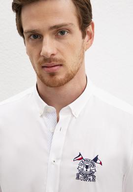 Erkek Beyaz Gömlek Uzunkol - 50202386014