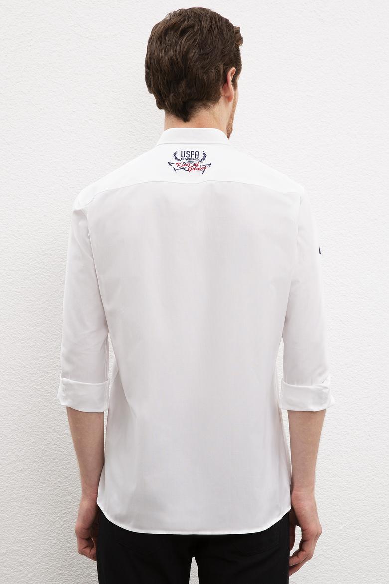Erkek Beyaz Gömlek Uzunkol - 50202386014