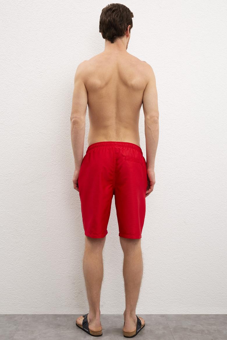 Erkek Kırmızı Deniz Şortu - 50218307008