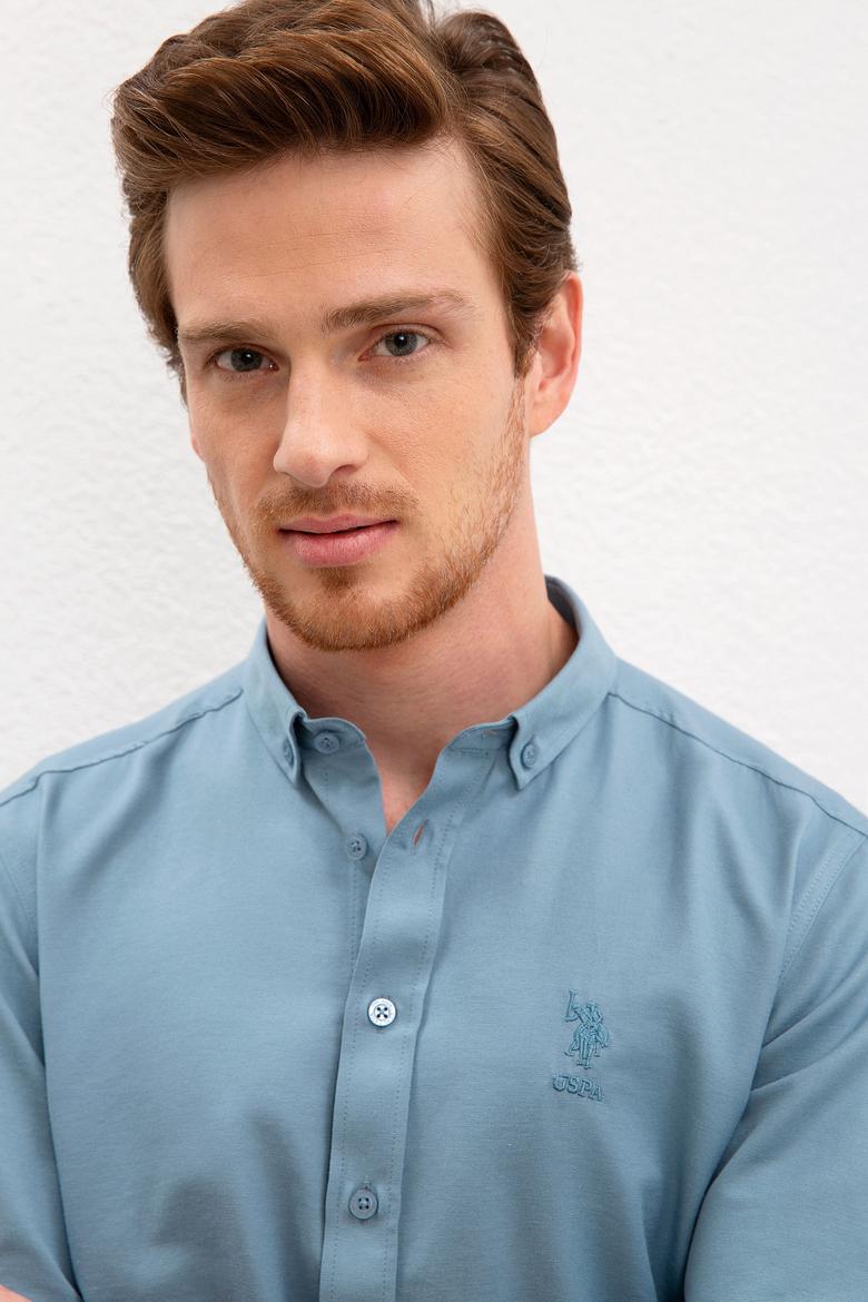 Erkek Yeşil Gömlek Uzunkol Basic - 50205843047