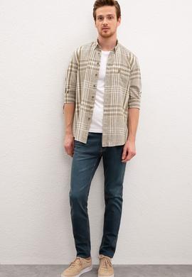 Erkek Yeşil Gömlek Uzunkol - 50218687012