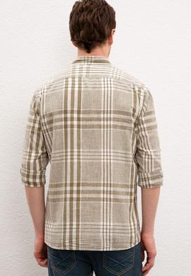 Erkek Yeşil Gömlek Uzunkol - 50218687012