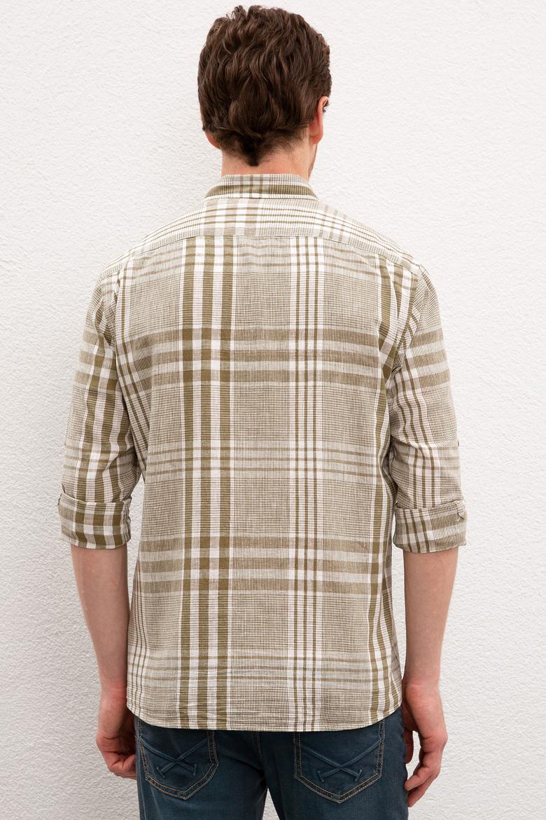 Erkek Yeşil Gömlek Uzunkol - 50218687012