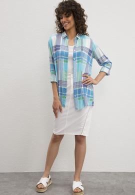 Kadın Yeşil Gömlek Uzunkol - 50222968010