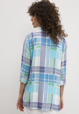 Kadın Yeşil Gömlek Uzunkol - 50222968010