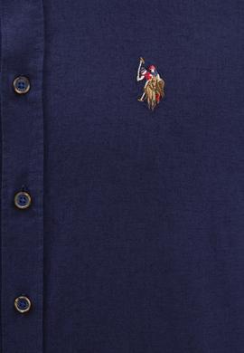 Erkek Lacivert Gömlek Uzunkol Basic - 50200420019