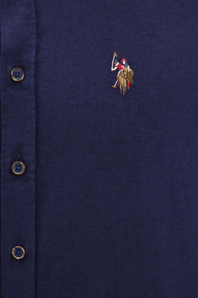 Erkek Lacivert Gömlek Uzunkol Basic - 50200420019