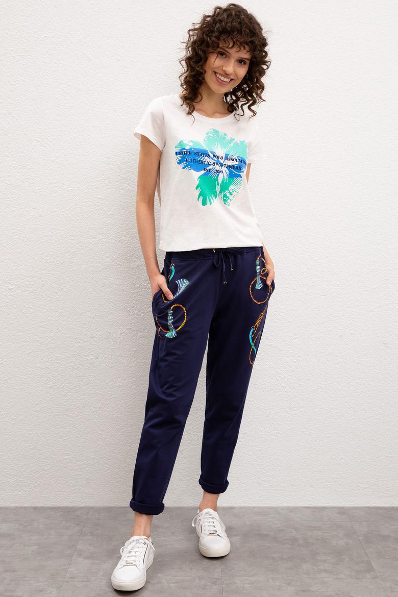 Kadın Beyaz T-Shirt - 50217703002