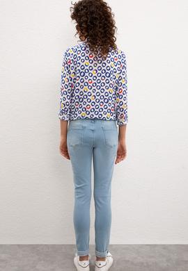 Kadın Açık Mavi Jean Pantolon - 50220163002