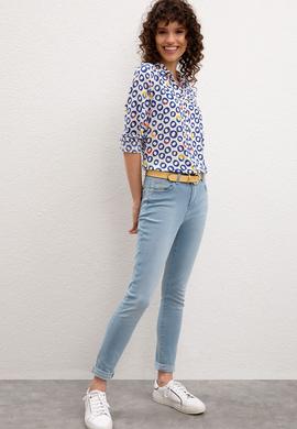 Kadın Açık Mavi Jean Pantolon - 50220163002