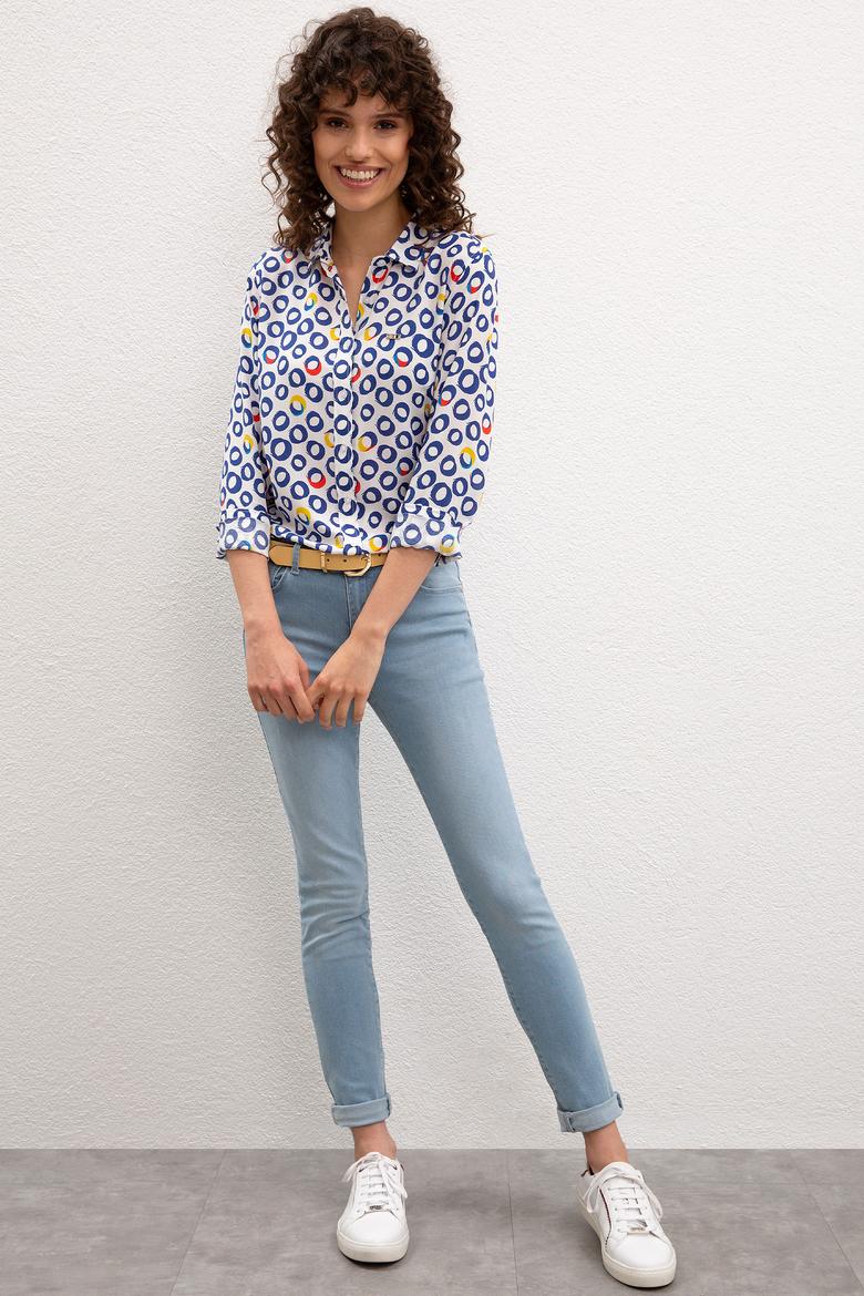 Kadın Açık Mavi Jean Pantolon