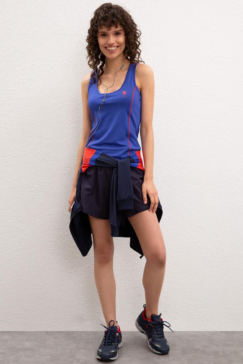 Kadın Saks Tişört - 50201146029