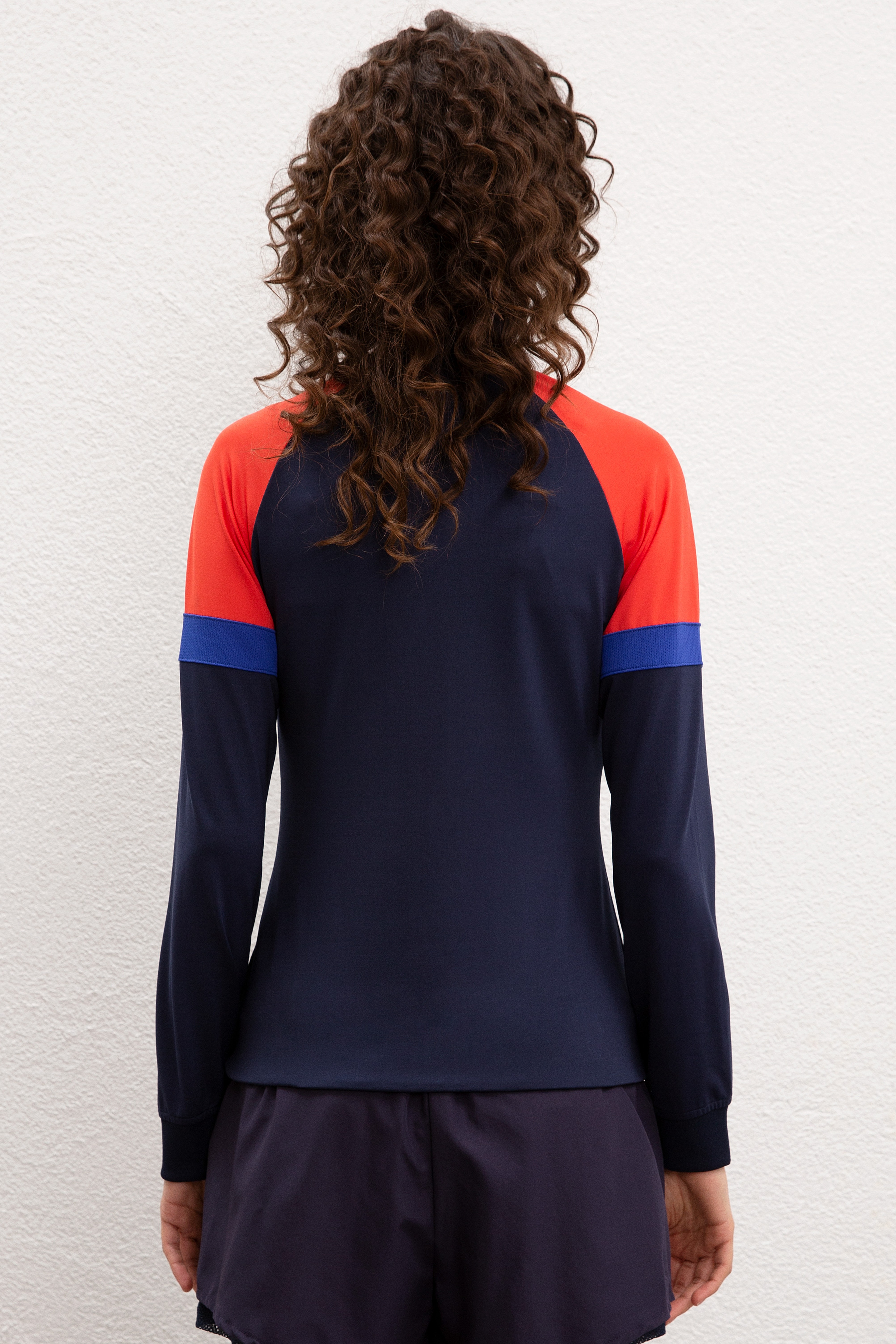 Kadın Lacivert Sweatshirt - Image 3