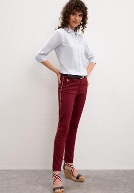 Kadın Bordo Pantolon - 50214018038