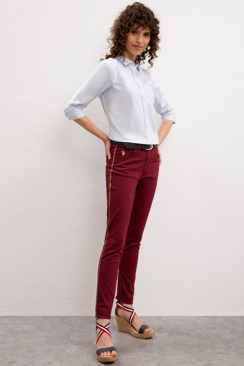 Kadın Bordo Pantolon - 50214018038