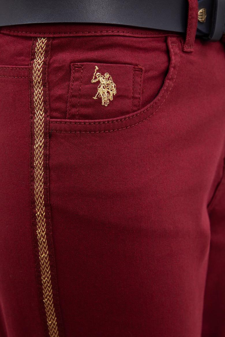 Kadın Bordo Pantolon - 50214018038