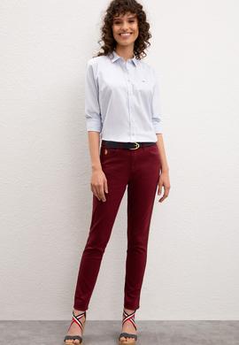 Kadın Bordo Pantolon - 50214018038