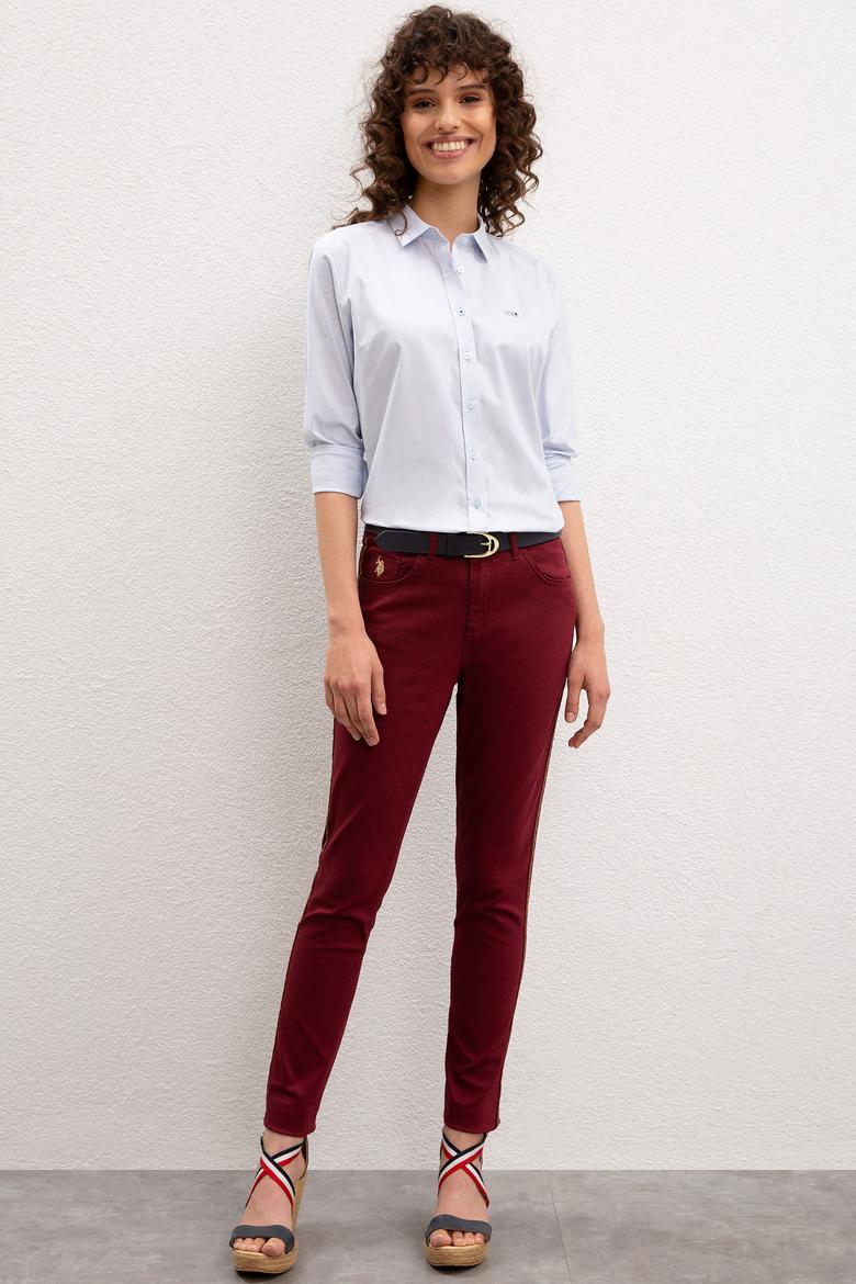 Kadın Bordo Pantolon