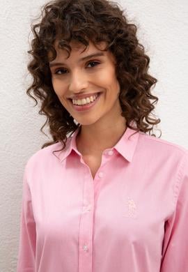 Kadın Pembe Gömlek Uzunkol - 50225792018