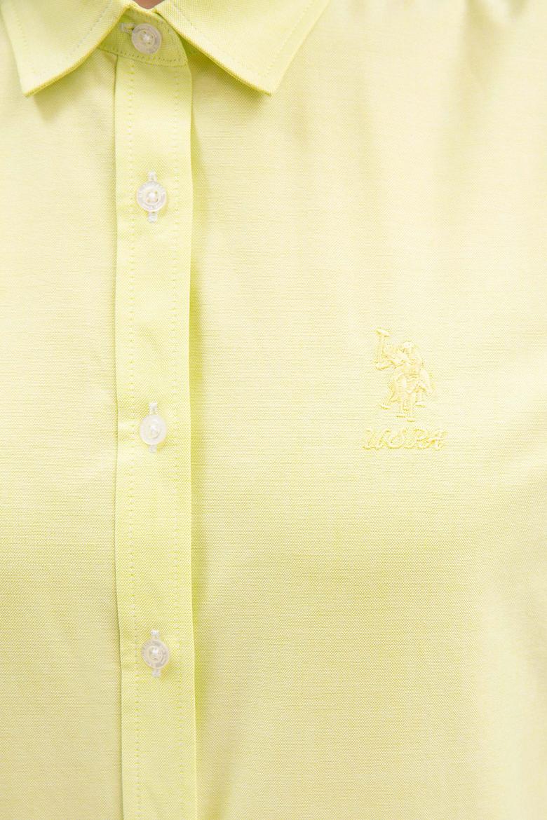 Kadın Sarı Gömlek Uzunkol - 50226958001