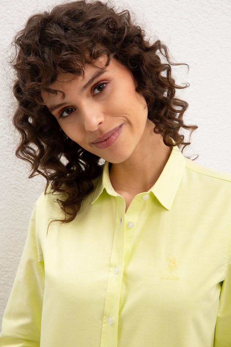 Kadın Sarı Gömlek Uzunkol - 50226958001
