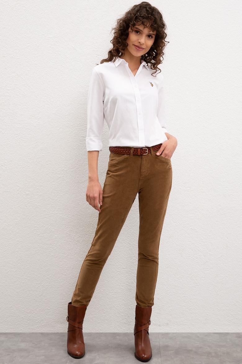 Kadın Beyaz Gömlek Uzunkol Basic - 50207363001