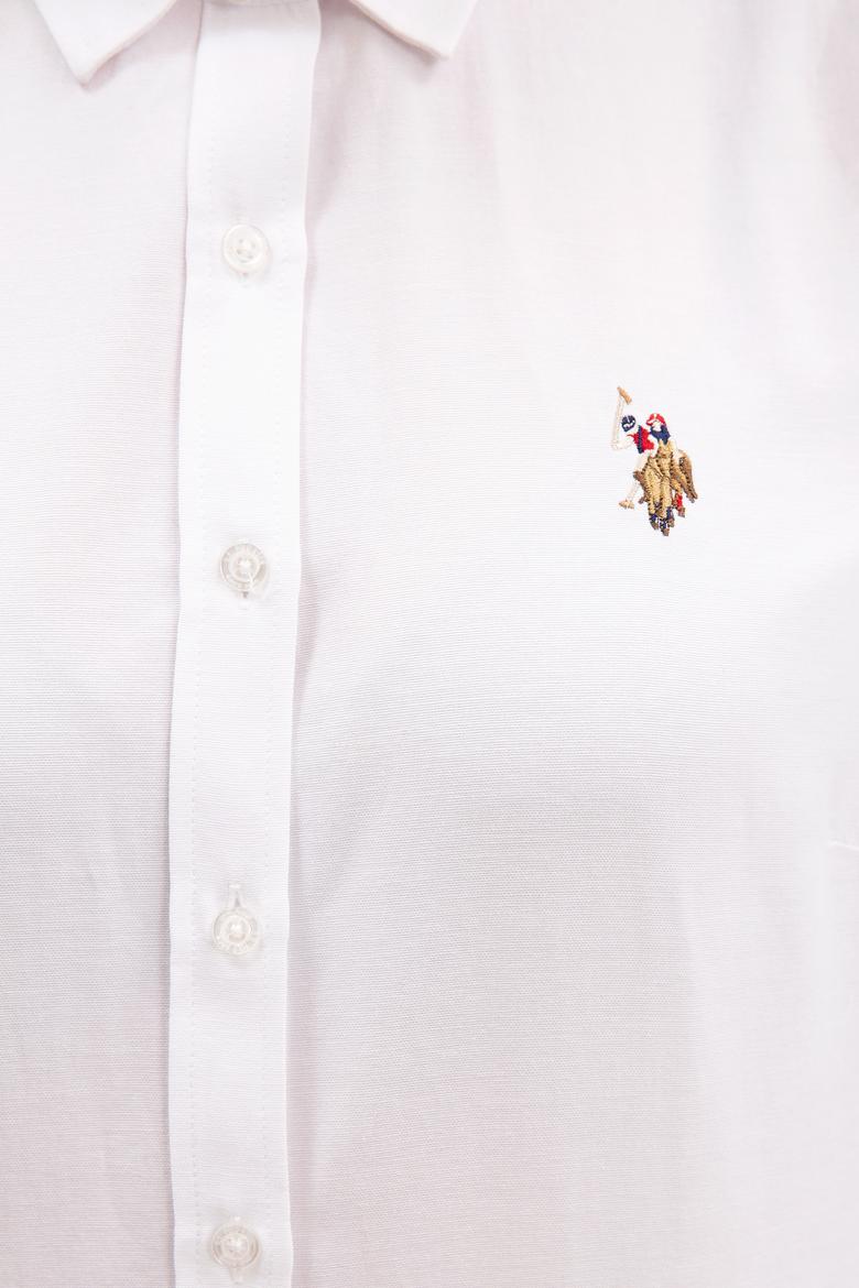 Kadın Beyaz Gömlek Uzunkol Basic - 50207363001