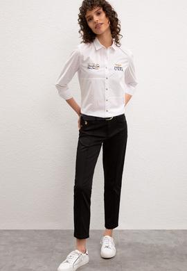 Kadın Siyah Spor Pantolon - 50222819028